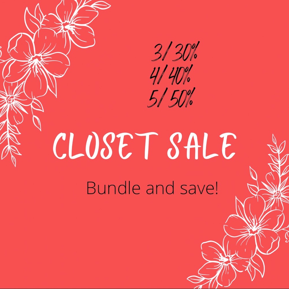 Closet Sale!!